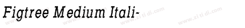 Figtree Medium Itali字体转换